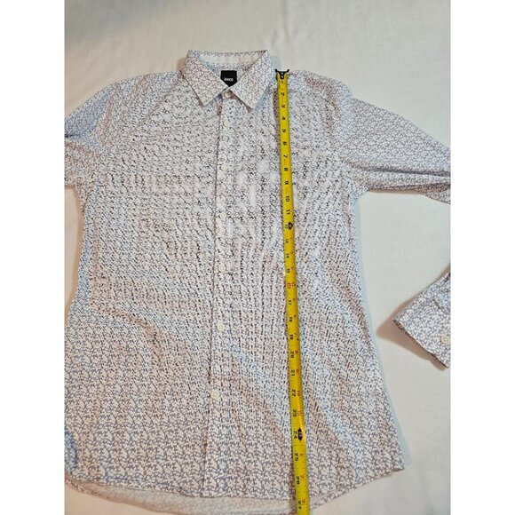 Men Brice lightweight button down casual shirt button cuffs size S slim - Picture 8 of 12